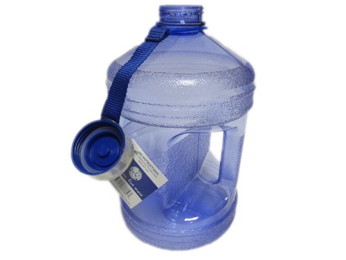 Round BPA Libre en Plastique Réutilisable Bouteille D/'eau Potable Conteneur 1 Gal environ 3.79 L
