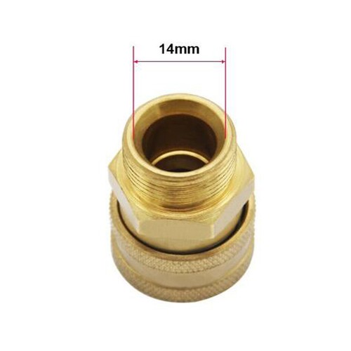 M22 Quick Connect Adapter to 1//4/'/' Male Connector for Pressure Washer