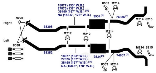 Exhaust Bracket AP Exhaust 8215
