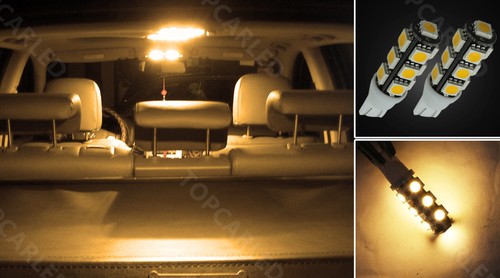 20 X Warm White T10 RV Camper 13SMD 5050 Car LED Light Bulbs 12V W5W 194 921 912