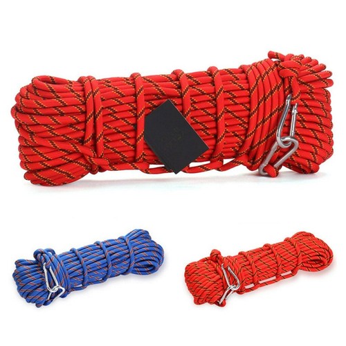 10//15//20//30m Outdoor Durable Rock Climbing Safety Rappelling Rope Auxiliary Cord