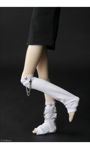 White Chain+Star Leg Warmer Dollmore 1//4 BJD SCALE SIZE MSD