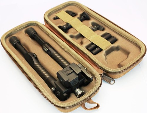 Tier One Carbone Tactique bipode 180 mm Pan Tilt