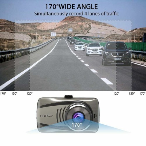 AKASO D2000 Dash Camera FHD 1080P Dash Cam 3/" Car Sony Sensor 170° G-Sensor