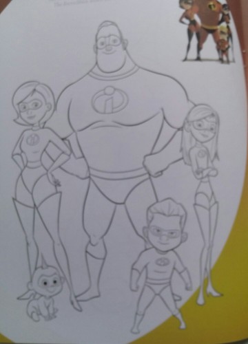 Die Unglaublichen 2 Malbuch Mandala Incredibles 2-32 Motive Violetta
