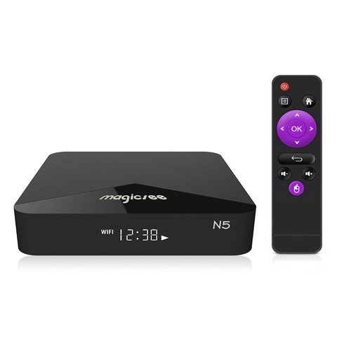 Magicsee N5 TV Box Android7.1 Quad Core 2GB+16GB 4K Dual WiFi BT USB Player