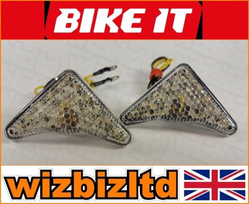Bikeit E-Marked LED Fairing Universal Indicators with Clear Lens INDLED60
