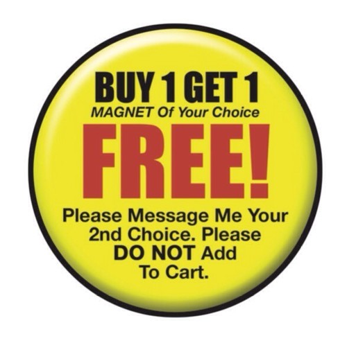 BOGO A-P Coffee Advertising Clock Fridge Magnet Vintage Style Buy 1 Get 1 FREE