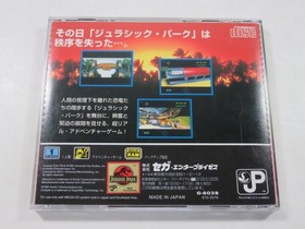 JURASSIC PARK SEGA MEGA-CD NTSC-JAPAN (COMPLETE - VERY GOOD CONDITION)