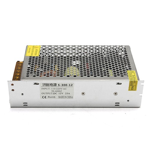 12V 25A 300W Switching Power Supply Transformer 110-220V AC for Mechanic Enginee