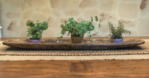 Long Wooden Trough