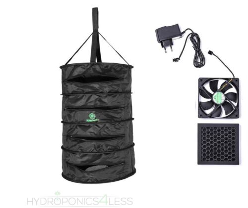 Details about  / HerbDryer With Built Fan Odour Control Filter Dry Net Hydroponics 30cm 60cm