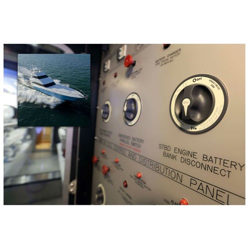 Blue Sea 3000 HD-Series Heavy Duty On Off Battery Switch DC Marine Boat 2 Pos