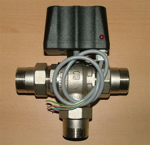 Motorkugelhahn 3 Wege SWIFT•O•MATIC ® QM mit 3x Verschraubung AG