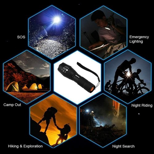 Sipik 20000 Lumens G700 Tactical XML T6 U3 led Aluminum Camping