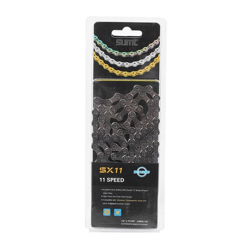 SUMC SX11PE//SX11EL 11 Speed Chain 116 Links Bike Chain Hollow Fit SRAM