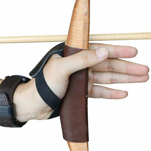 Schleife Schutz Handschuhe Bogenschießen Hand Pfeil Ziehen Linke Nützlich Neu