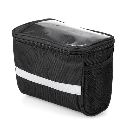 Fahrradtasche Lenker Reflektorstreifen Fahrradkorb Vorne Kühltasche Fahrrad R0I7