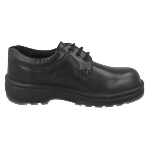 Totectors 1010 Ladies Black Leather Safety Work Shoes