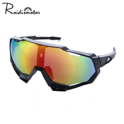 UV400 Outdoor Anti-wind Sport Sunglasses Eyewear Colorful Sports Cycling 