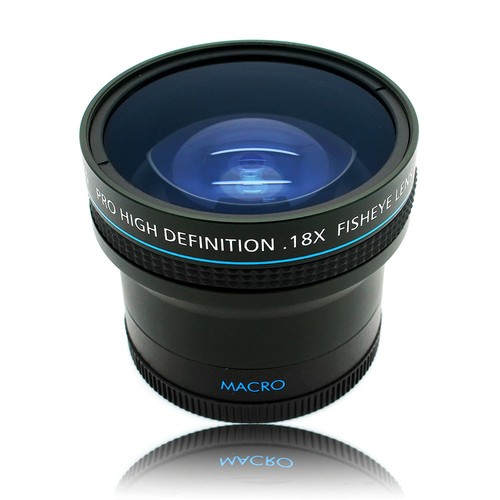 .18X Ultra Fisheye Wide Angle Lens for NIKON D3400 D3300 D5500 D5300 DSLR Camera