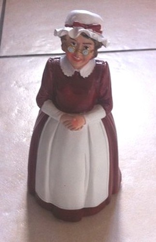 Mme Santa Claus Maison de Poupées Miniature De Noël Temps Noël Vacances