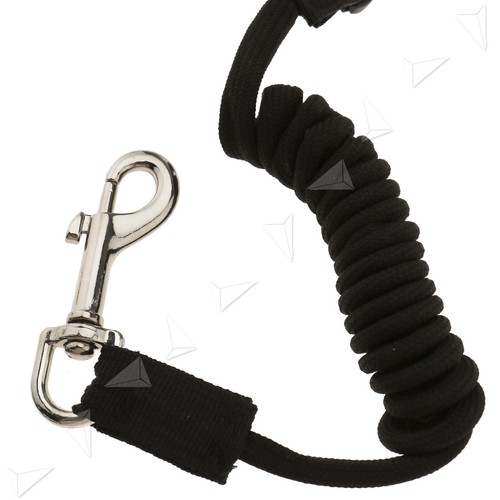 Schwarz Elastische Paddle Leash Paddel Leine Paddelsicherung Hook Für Kajak Set