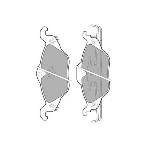 Encaja OPEL ASTRA G 1.4 16V Genuino Delphi Delantero Conjunto de Pastillas de freno