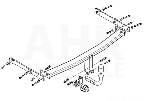 attelage rigide Pour Mazda 6 Combi GH 08-13 complet il 7p Université.