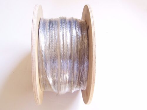 7x19 5//16 304 Stainless Steel Wire Rope Cable 500 ft Reel