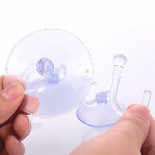 5PCS Glass Window Wall Hook Hanger Kitchen Strong Suction Cup Suckers