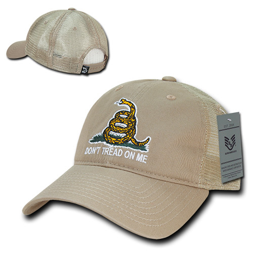 Don/'t Tread On Me Gadsden Flag Patriotic USA Trucker Cotton Baseball Caps Hats