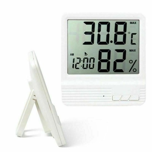 Thermometer Digital LCD Temperatur Hygrometer Termometer Luftfeuchtigkeit Weiß