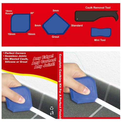 Cn /_ 4PCS Calfatage Outil Arrivée Joint Scellant Silicone Extrateur de Coulis