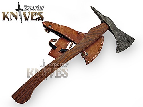 Knives Exporter Custom Hand Made Damascus Steel Viking Tomahawk Hatchet Axe Head