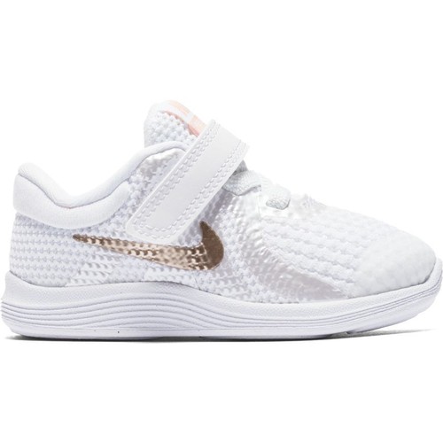 Scarpe running bimba Nike Revolution 4 TDV 943308-100 bianco-bronzo
