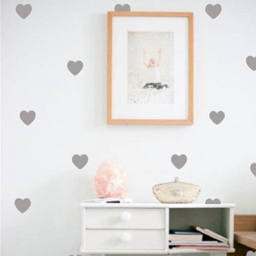 Little Hearts Wall Stickers Removable Home Decoration Wallpaper Decals Girl Room