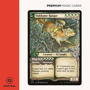 Oakhame Ranger //// Bring Back ExtrasMTGNMENG Throne of Eldraine