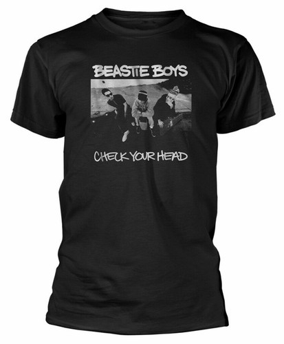 Official Beastie Boys T Shirt Black Check Your Head Mens Rap Metal Punk Rock New