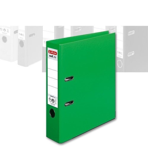 80 mm herlitz Ordner maX.file protect plus A4 hellgrün
