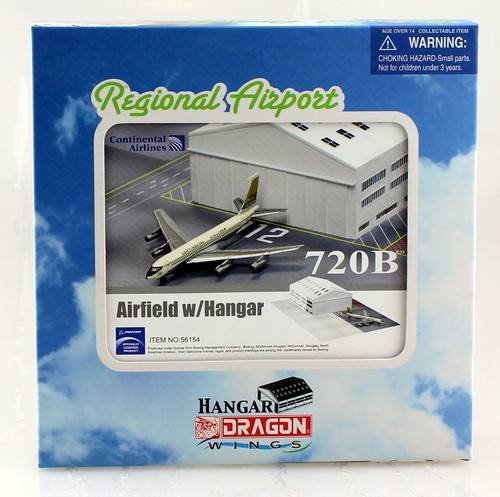 Boeing 720B Continental Airlines Flugzeug Dragon 1:400 Modellflugzeug 56154