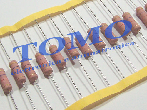 5 pezzi Resistenza metal oxide 5W 5 Watt 10 ohm MOF5WS-10R