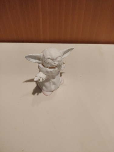 Star Wars les Mandaloriens enfant bébé Yoda 3D imprimé chiffre blanc