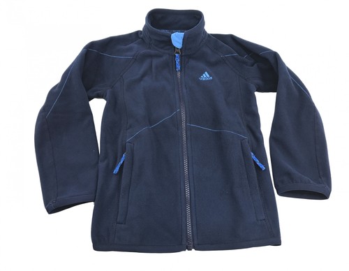 Adidas Veste Polaire Bleu Enfants Filles Garçons Taille 110-164