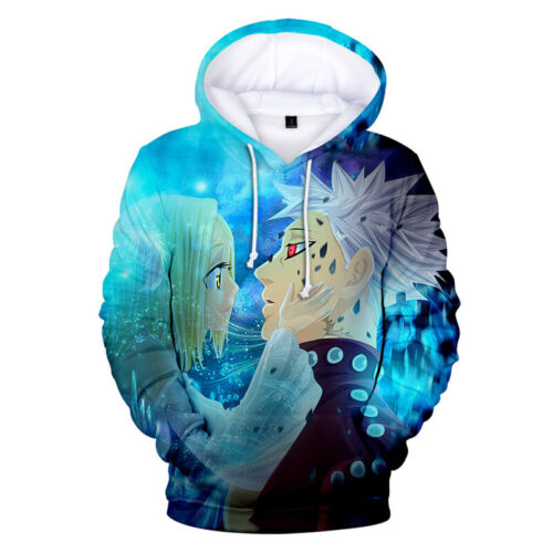 The Seven Deadly Sins Anime Hoodie Nanatsu no Taizai Manga Hooded Pullover Tops