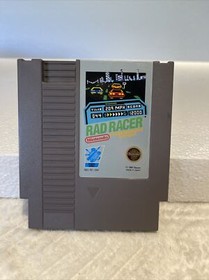 Rad Racer ORIGINAL Nintendo NES Racing Game - Tested + Working & Authentic!