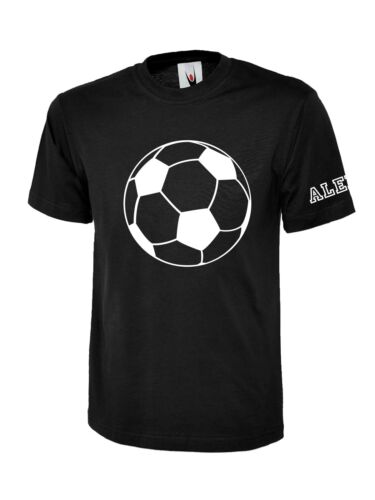 Personalisiert Kinder Baumwolle T-Shirt mit Motiv /& Name auf der Ärmel Unisex