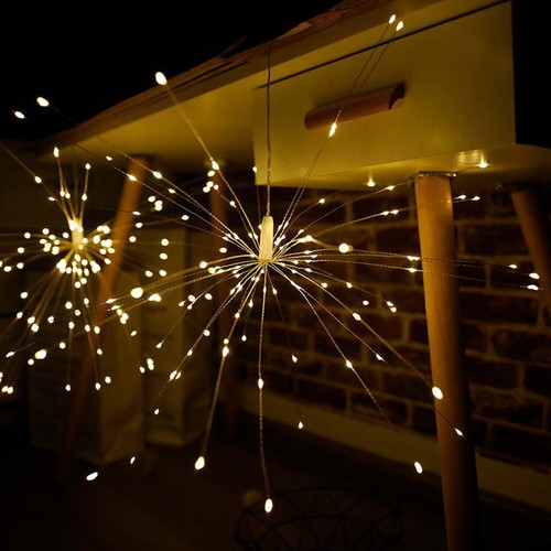 DIY Firework Starburst String Lights Hanging LED Fairy Garland Festival Light
