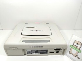 Sega Saturn White Console HST-3220 set Language Japanese Model Tested SEGA 0606A