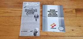 Castlevania III: Dracula's Curse 3 Nintendo NES Complete CIB Box Manual Inserts!